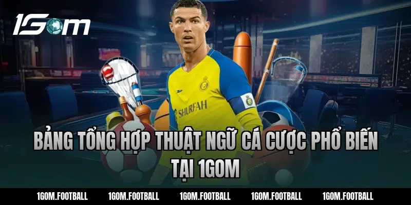 Bảng tổng hợp thuật ngữ cá cược phổ biến tại 1Gom