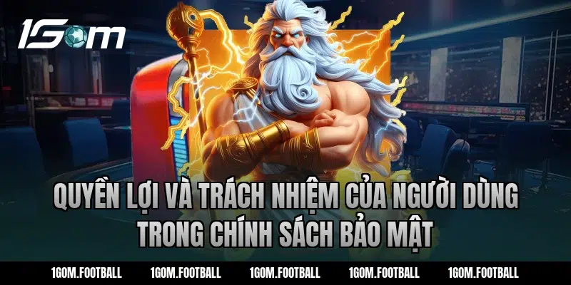 Quyền lợi và trách nhiệm của người dùng trong chính sách bảo mật